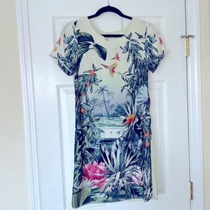 Limited Collection - H&M Conscious Collection Rainforest Print Dress Size 4.